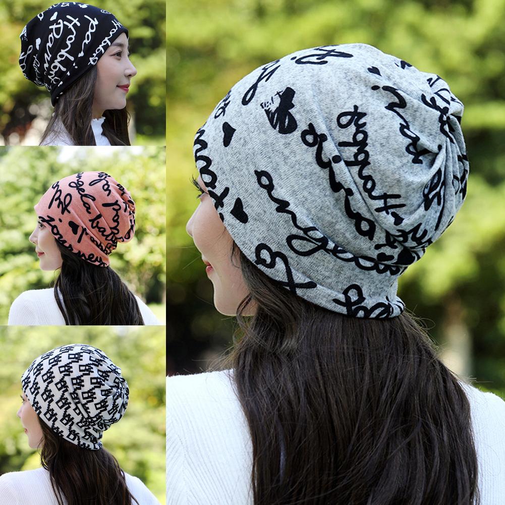 Infinity Scarf Knit - Gorro Feminino de Algodão Estilo Slouchy,