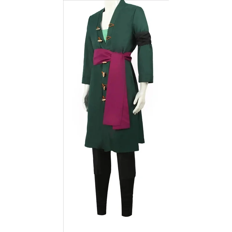 Ascot Neck Scarf - Fantasia de Cosplay Anime Roronoa, Uniforme