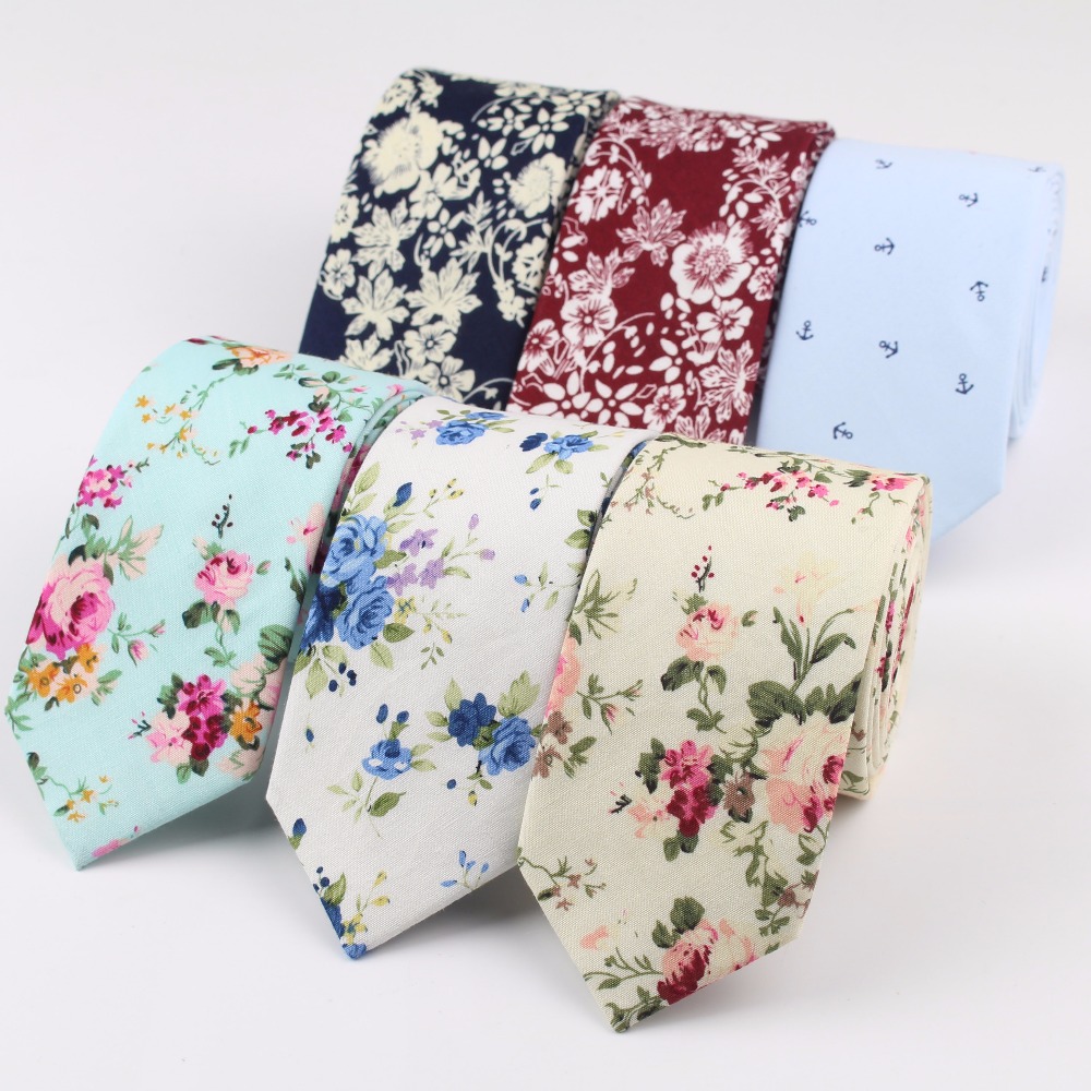 Skinny Tie Men - Gravata de algodão masculina colorida, gravata
