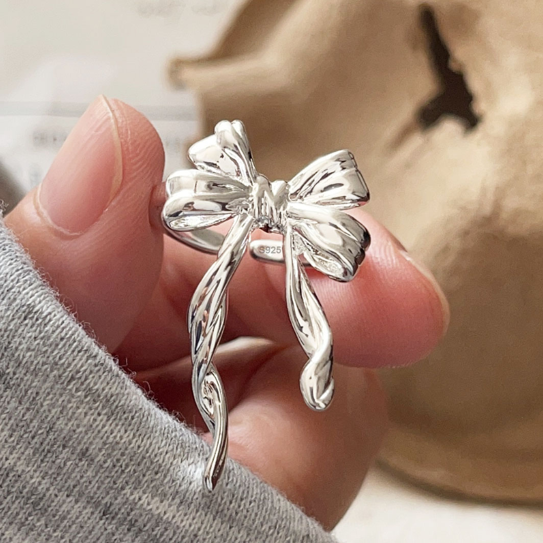 Tie Clip Silver - Anéis de prata esterlina 925 para