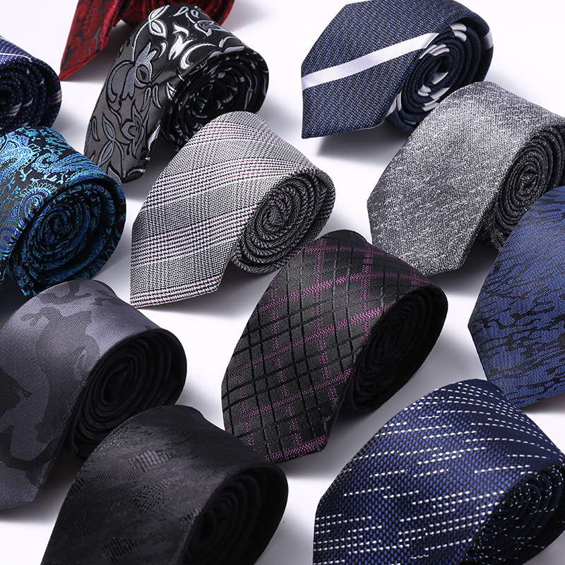 Skinny Tie Men - Luxo magro 6cm gravata masculina para