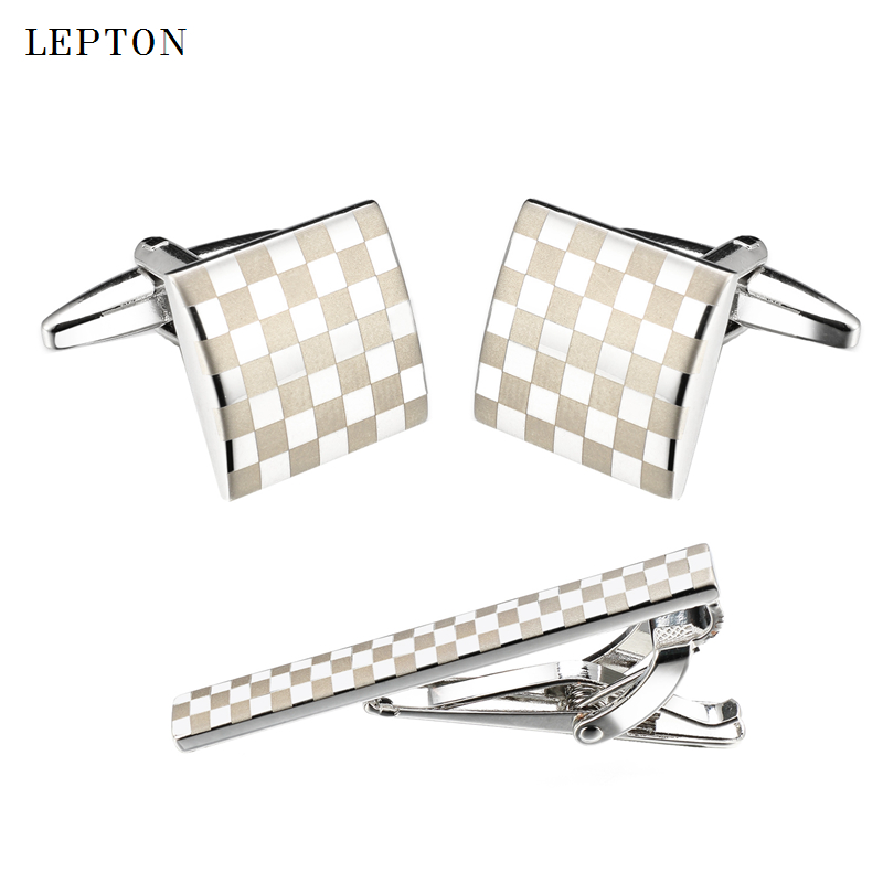 Tie Bar Set Gift - Tmton conjunto de abotoaduras e abotoaduras