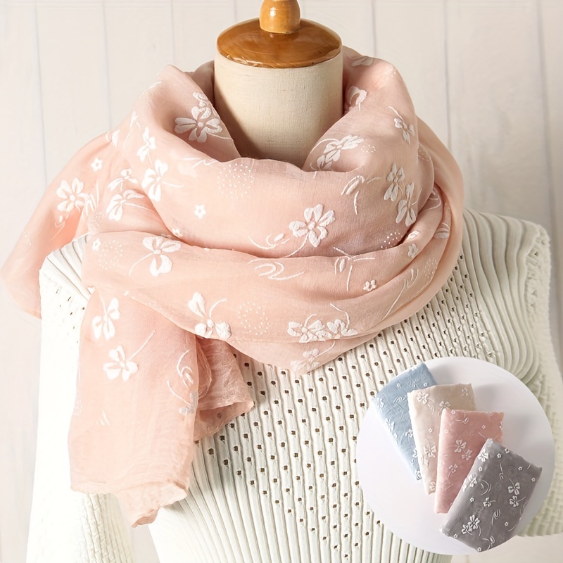 Bandana Cotton - Lenço de seda longo e fino