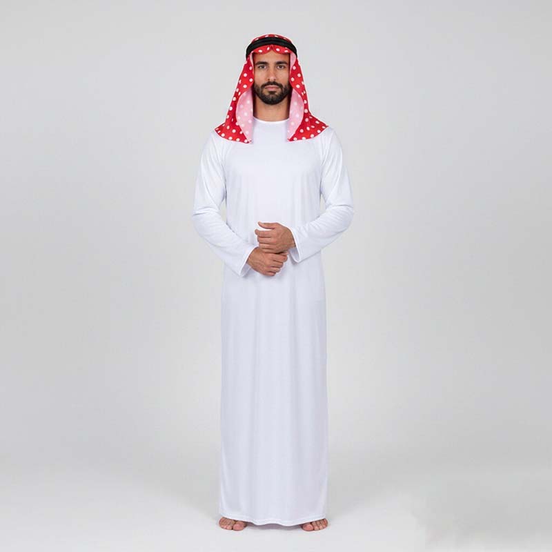 Ascot Neck Scarf - Traje Tradicional Árabe, Roupa Árabe para