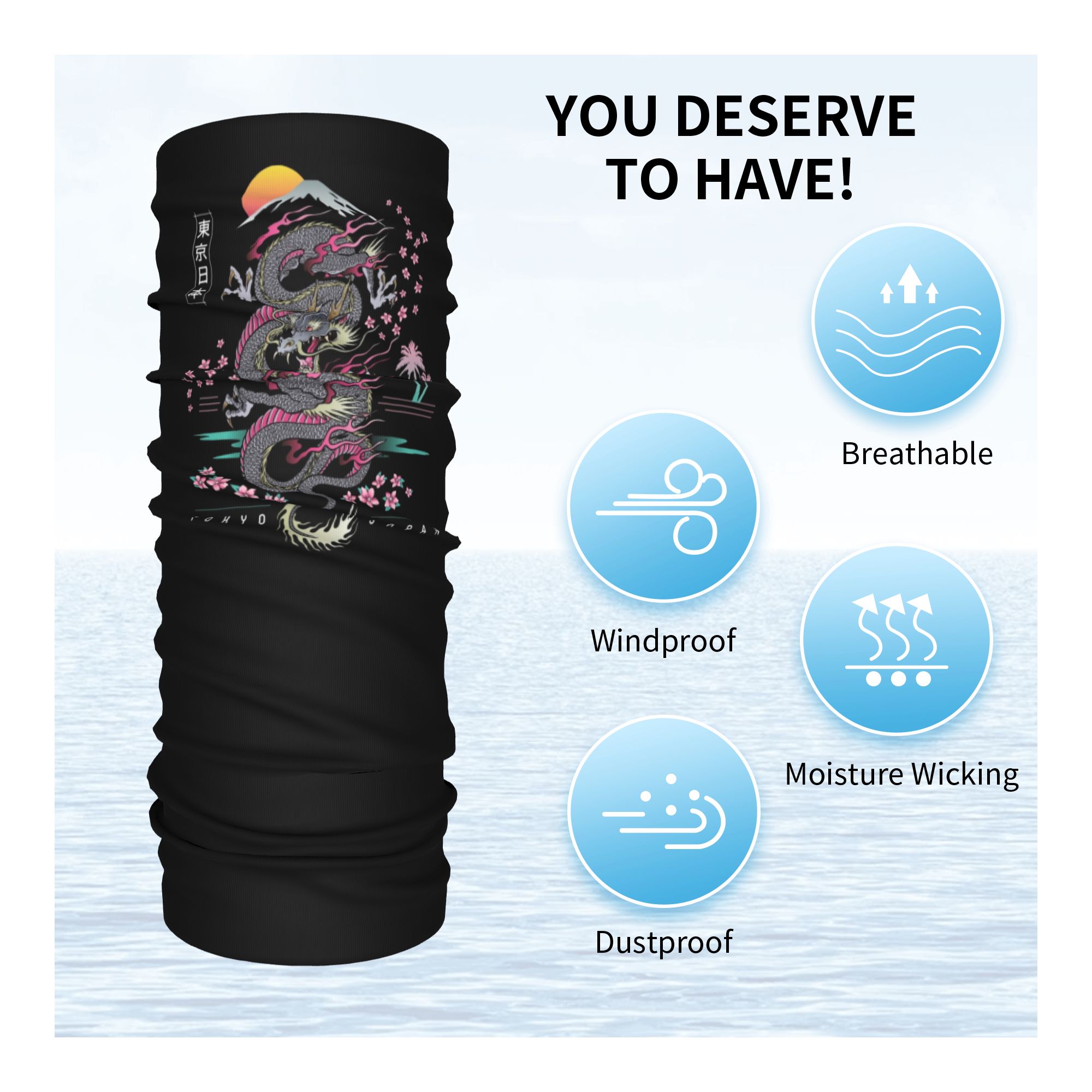 Faixa de Cabeça e Aquecedor de - Neck Warmer Tube avaliação e preço