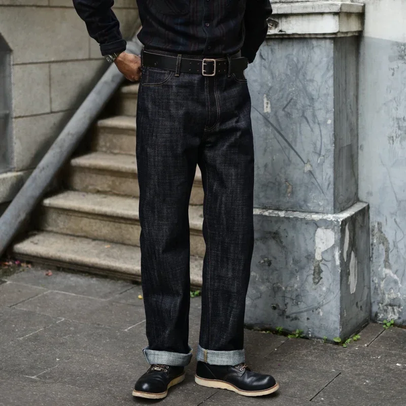 Saucezhan-Raw Denim Jeans com  - Levis Jeans 501 avaliação e preço