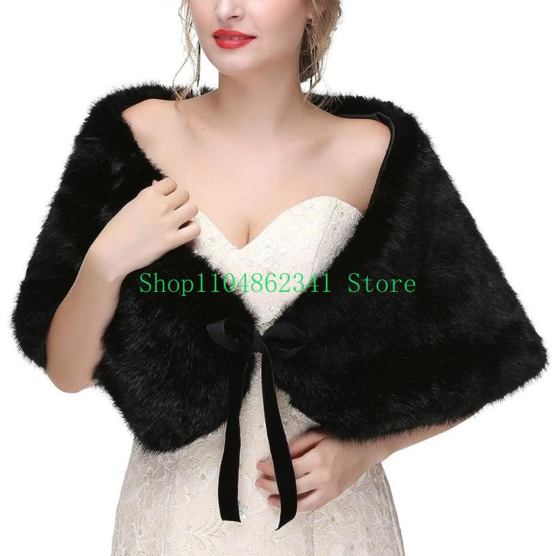 652F sofisticado cachecol pele - Stole Wedding Shawl avaliação e preço