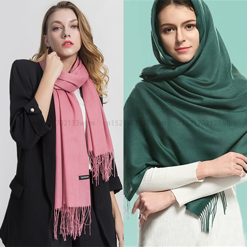 Lenço longo de caxemira femini - Stole Wedding Shawl avaliação e preço