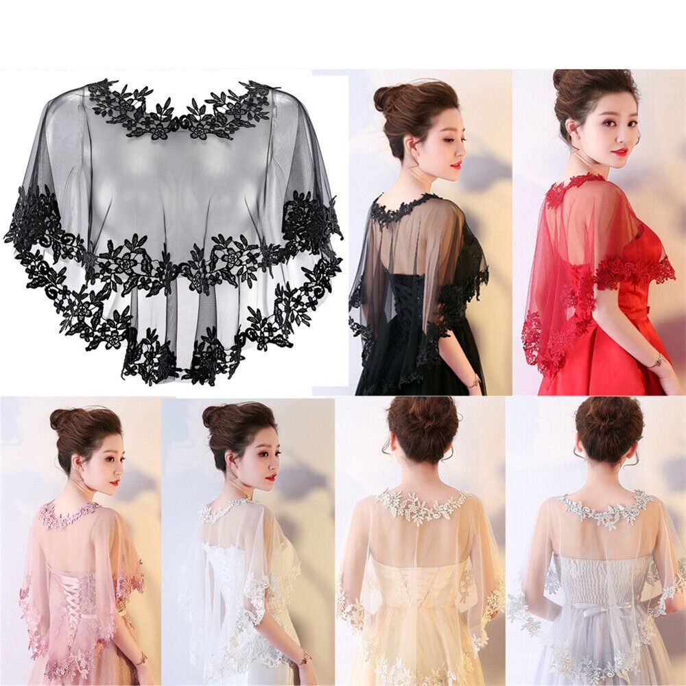 Moda rendas manga curta encolh - Stole Wedding Shawl avaliação e preço
