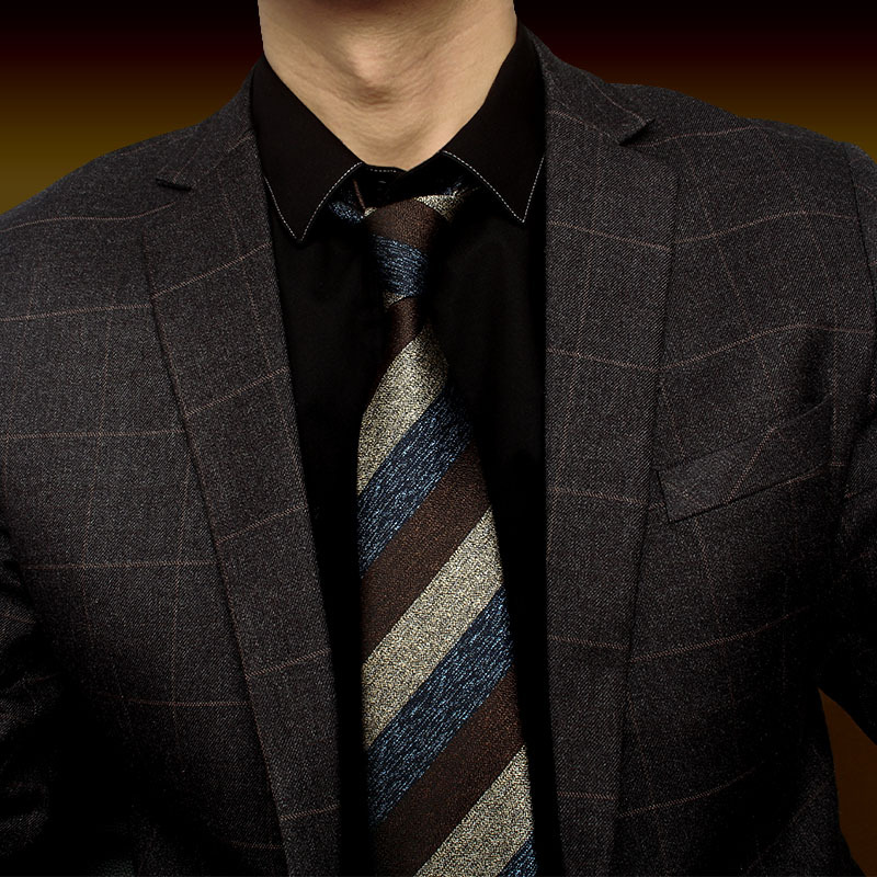 Gravatas de pescoço Jacquard c - Skinny Tie Men avaliação e preço