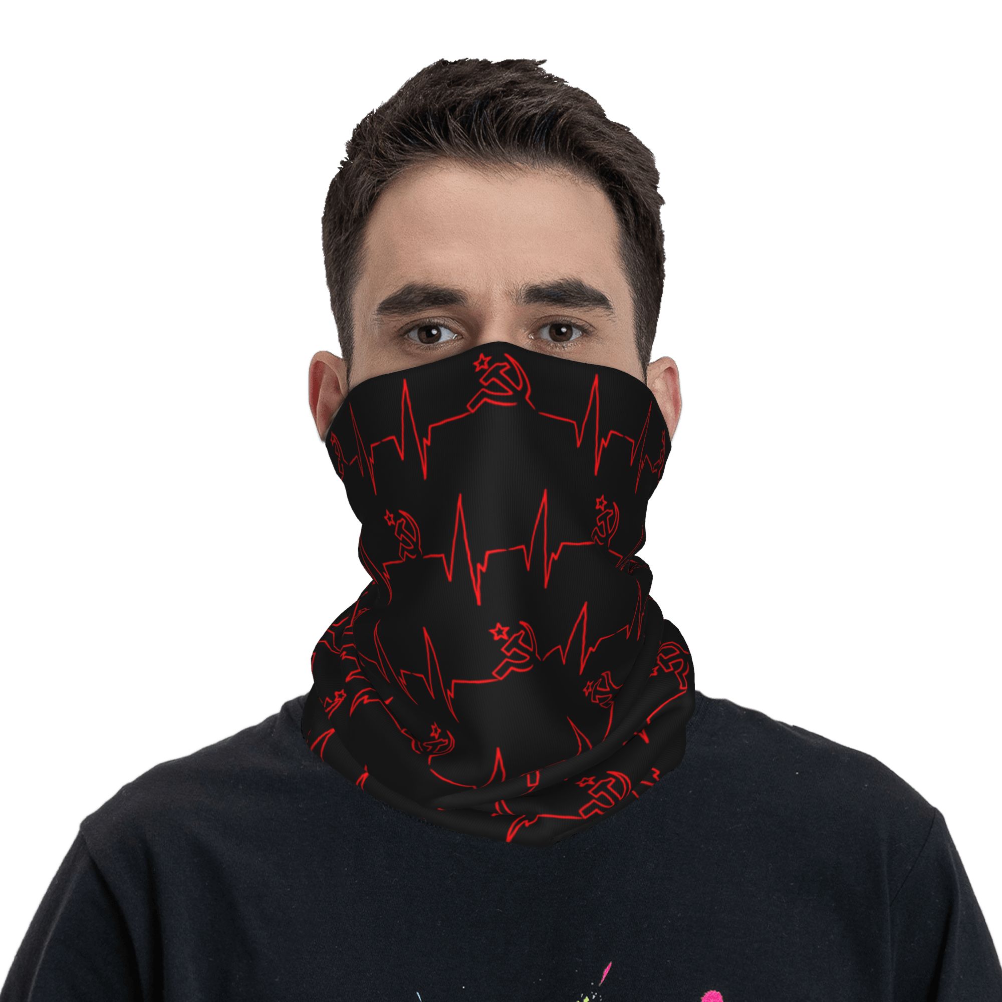 Personalizado batimento cardía - Neck Warmer Tube avaliação e preço