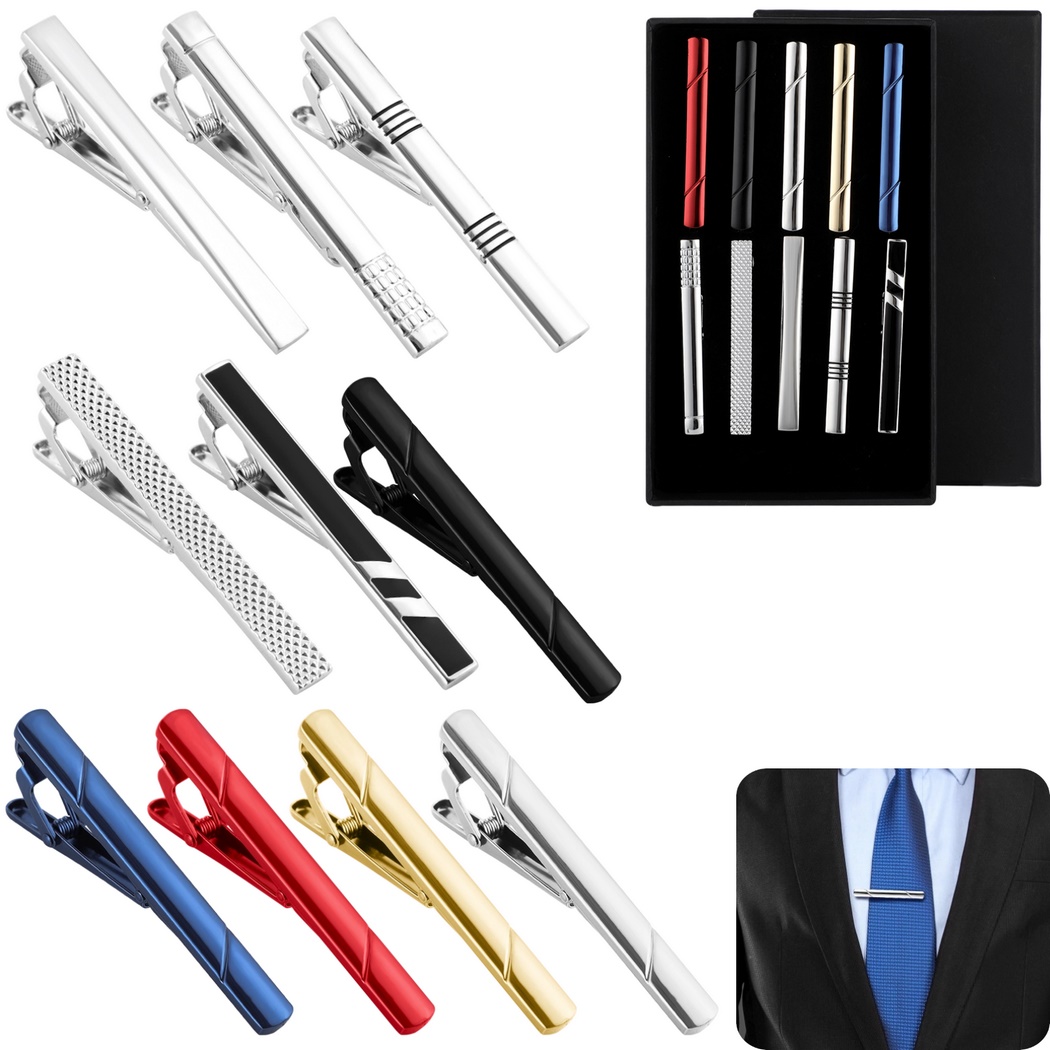 Conjunto de 10 prendedores de  - Tie Bar Set Gift avaliação e preço