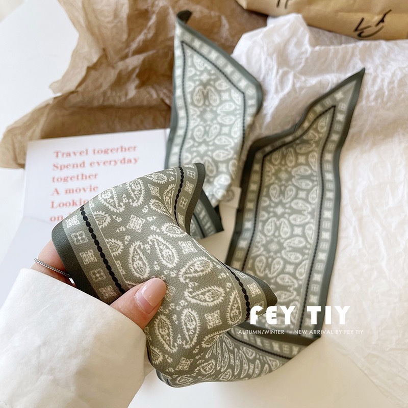 Conjunto série lenço de cetim  - Ascot Neck Scarf avaliação e preço