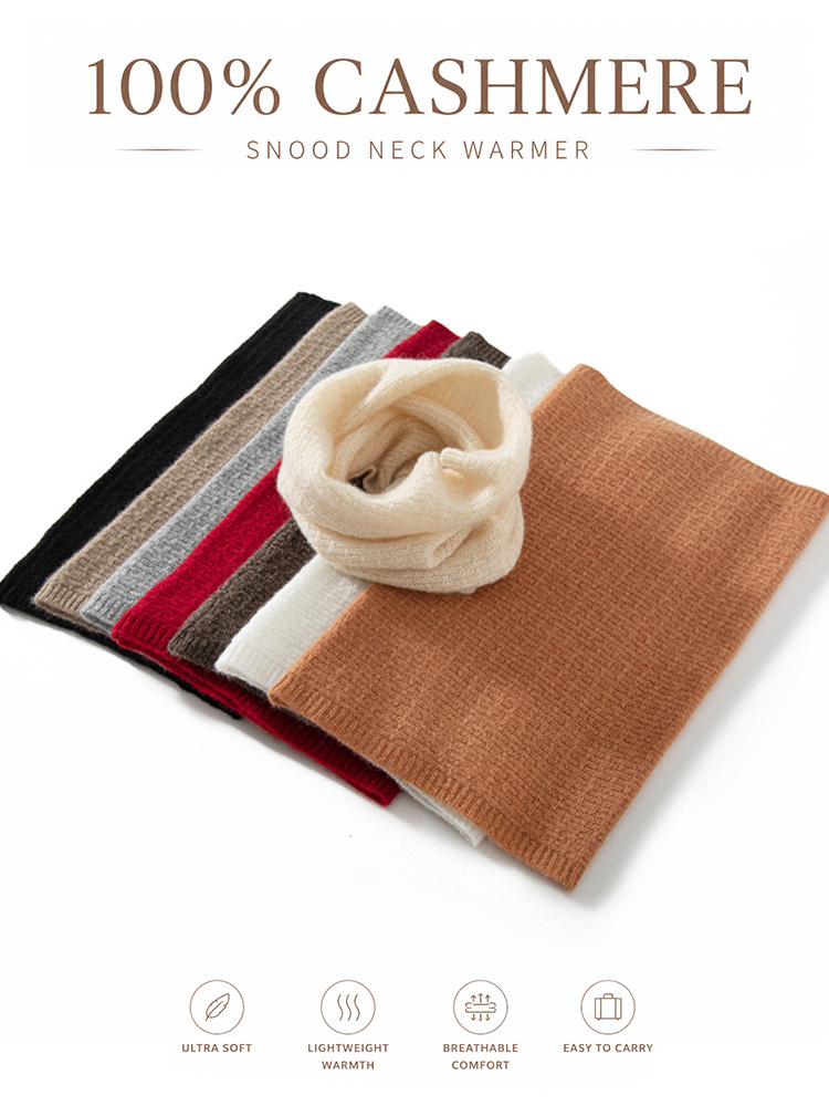 Gola Térmica de Cashmere 100%  - Infinity Scarf Knit avaliação e preço