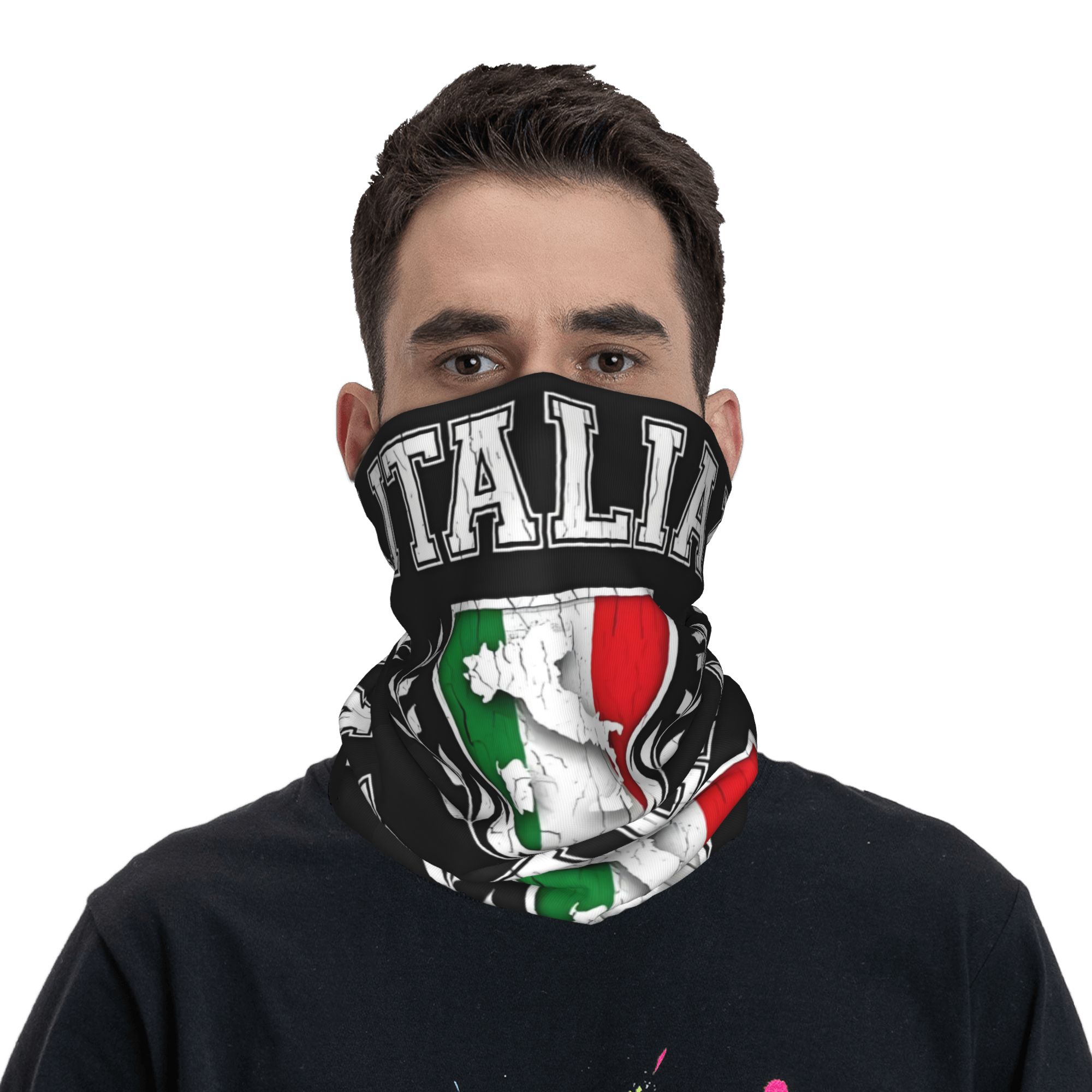 Personalizado bandeira da itál - Neck Warmer Tube avaliação e preço