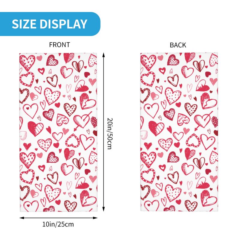 Bandana Rosa Vermelha com Cora - Neck Warmer Tube avaliação e preço