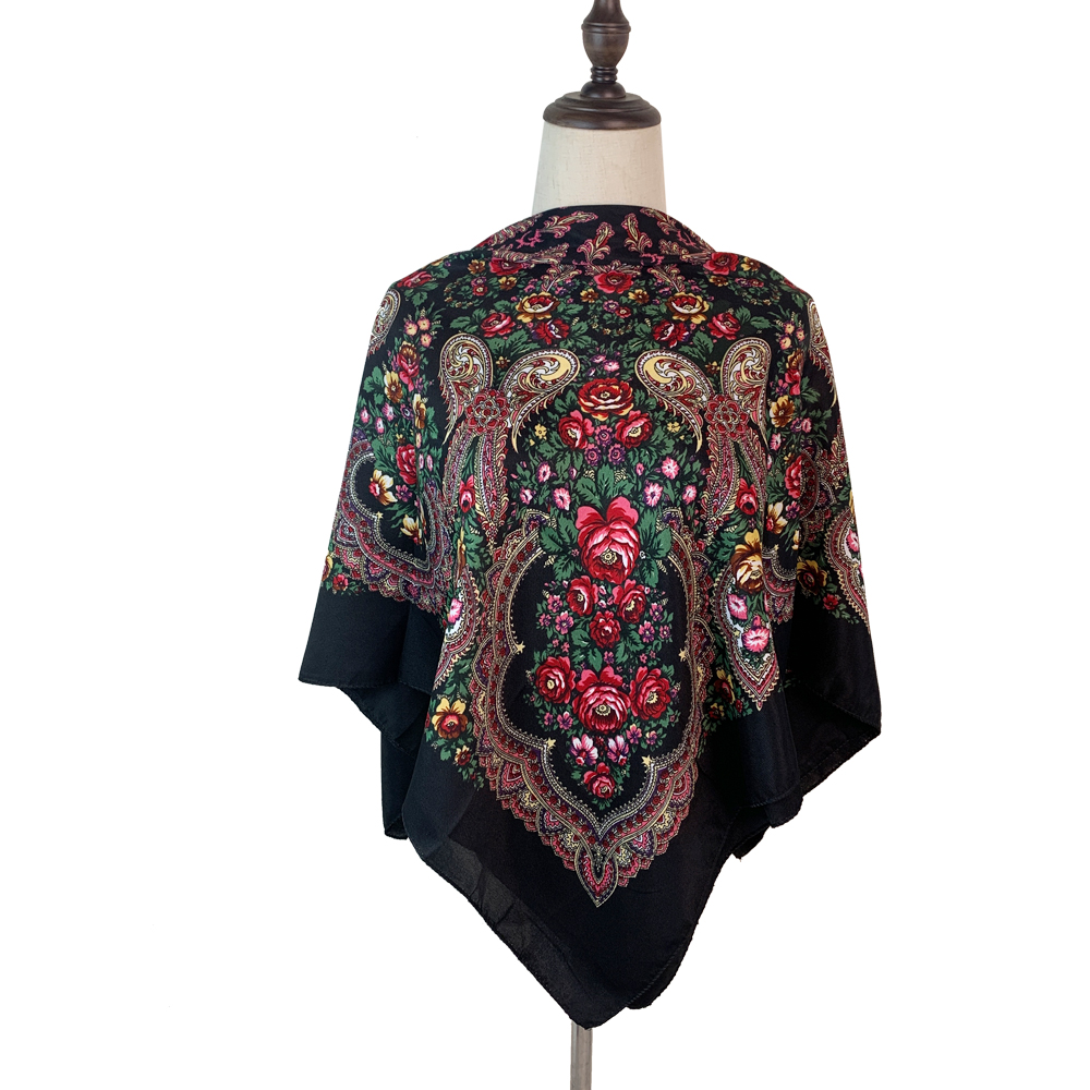 100*100cm lenço quadrado russo - Bandana Cotton avaliação e preço
