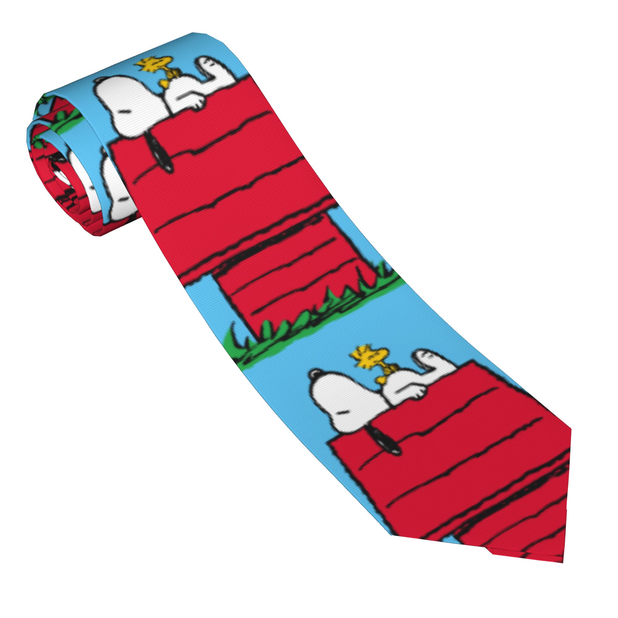 Gravatas Unissex Snoopy Woodst - Skinny Tie Men avaliação e preço