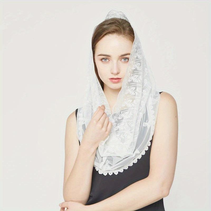 Véus de Capela Femininos, Mant - Infinity Scarf Knit avaliação e preço