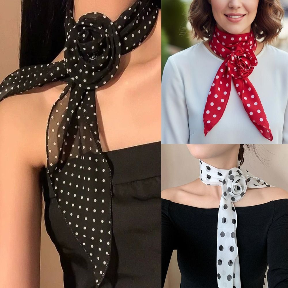 Novo Lenço Longo de Chiffon De - Ascot Neck Scarf avaliação e preço