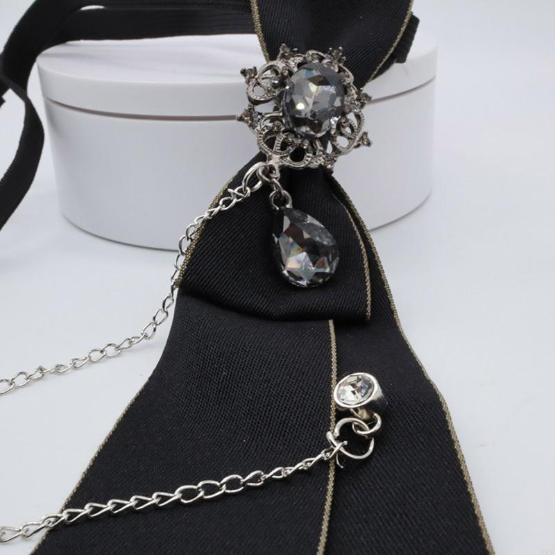 Gravata com corrente metal gót - Bow Tie Pre Tied avaliação e preço