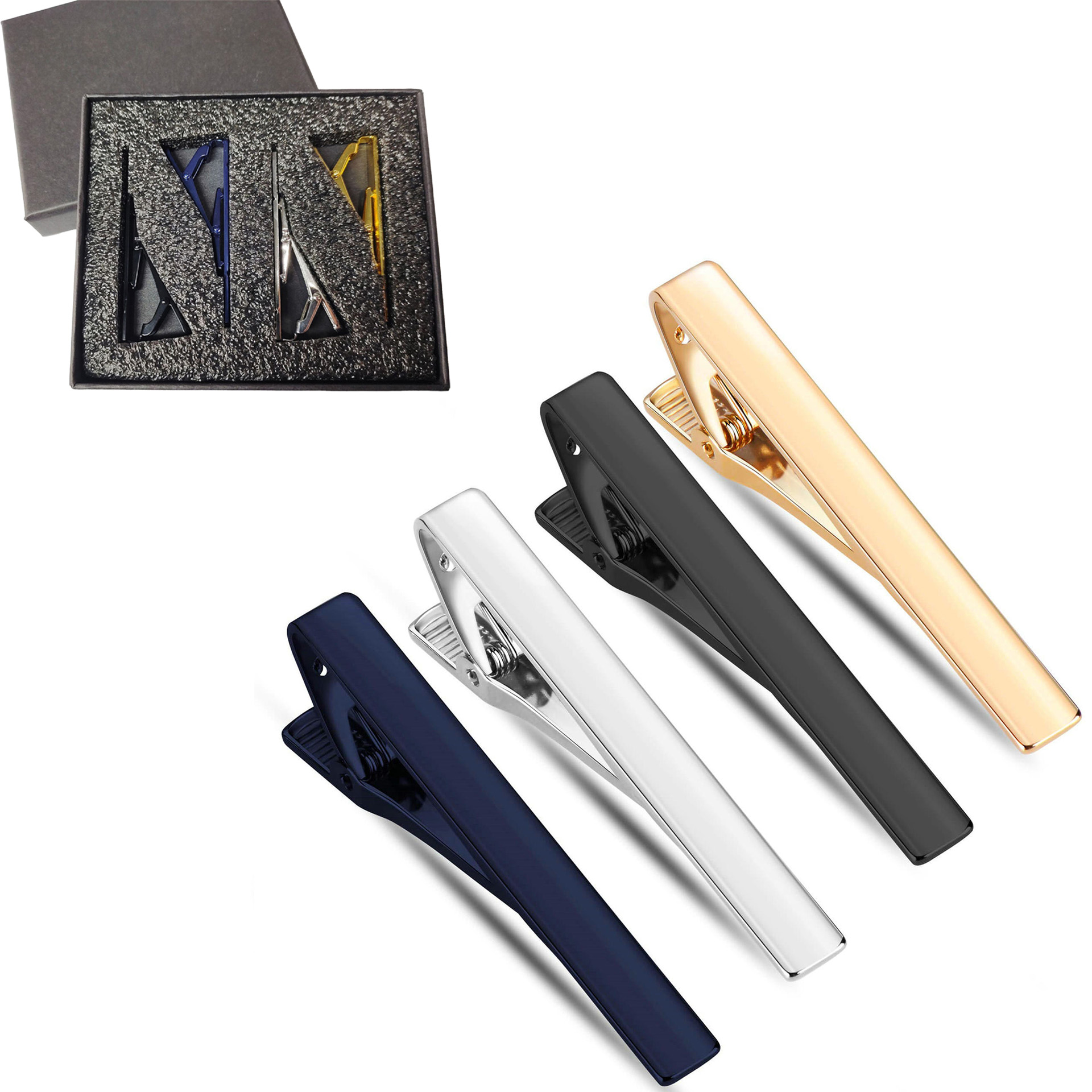 Clipes de Gravata de Metal (1/ - Tie Bar Set Gift avaliação e preço