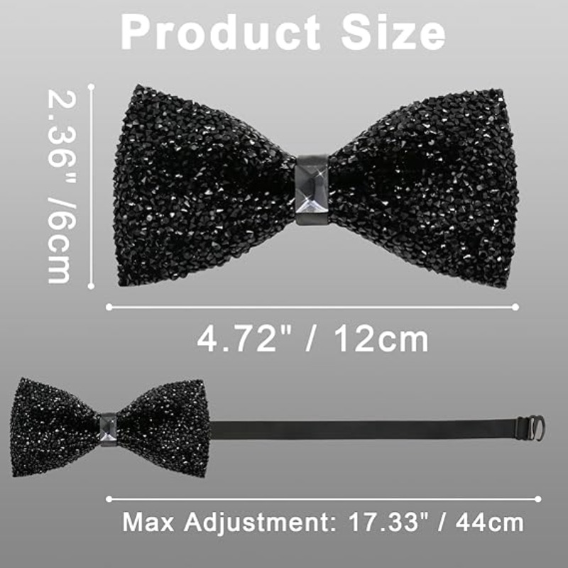 Gravatas Borboleta de Strass d - Bow Tie Pre Tied avaliação e preço