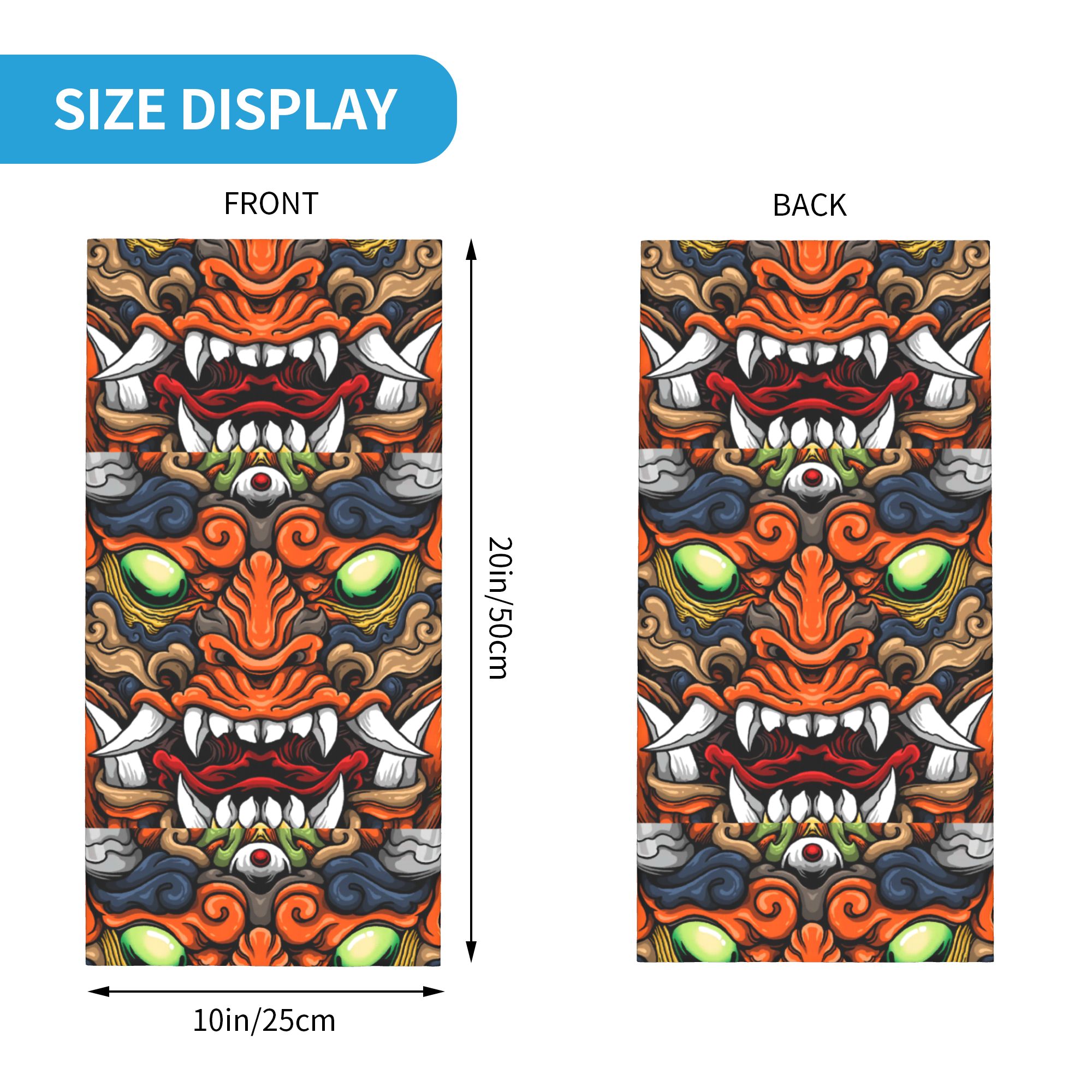 Personalizado samurai demônio  - Neck Warmer Tube avaliação e preço