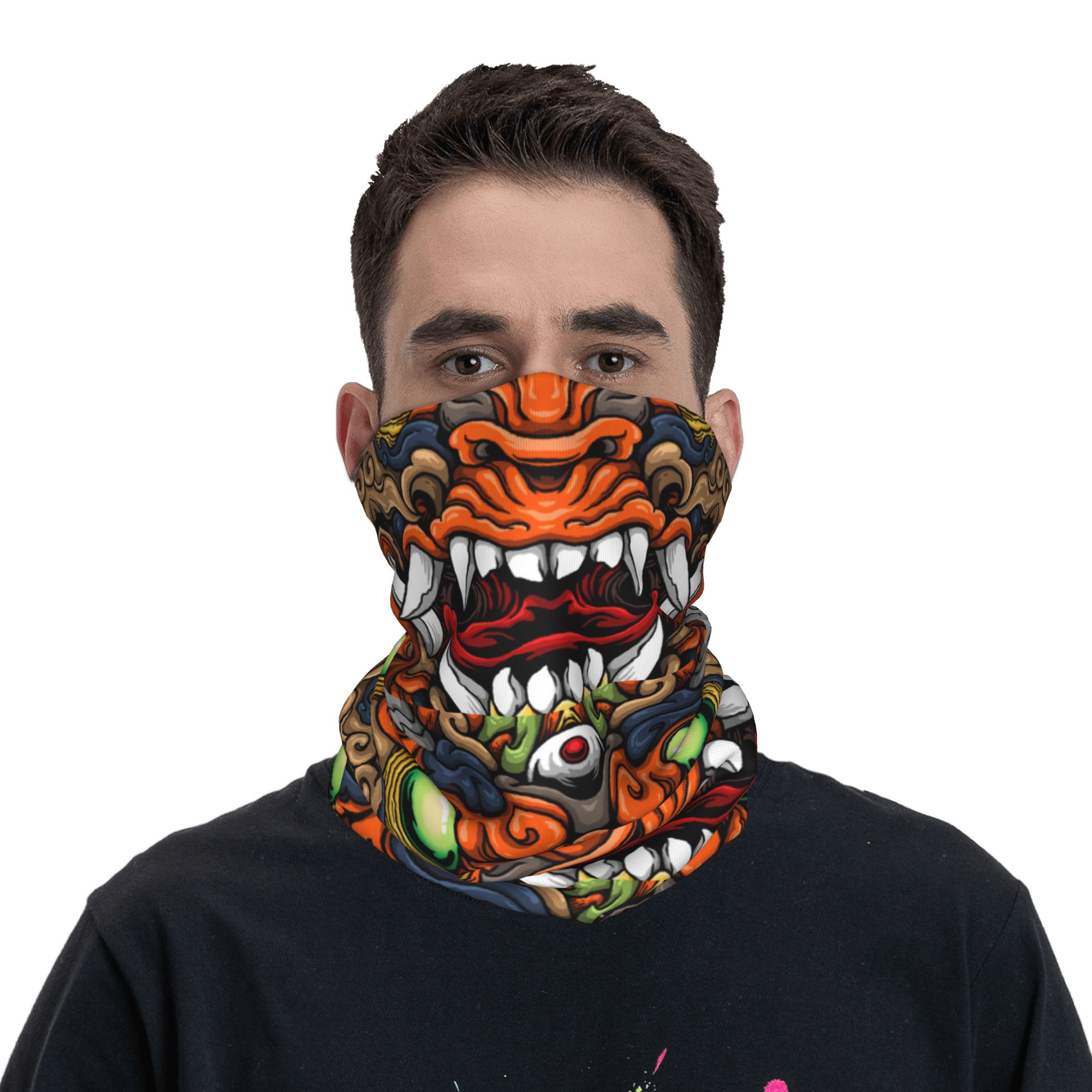 Personalizado samurai demônio  - Neck Warmer Tube avaliação e preço